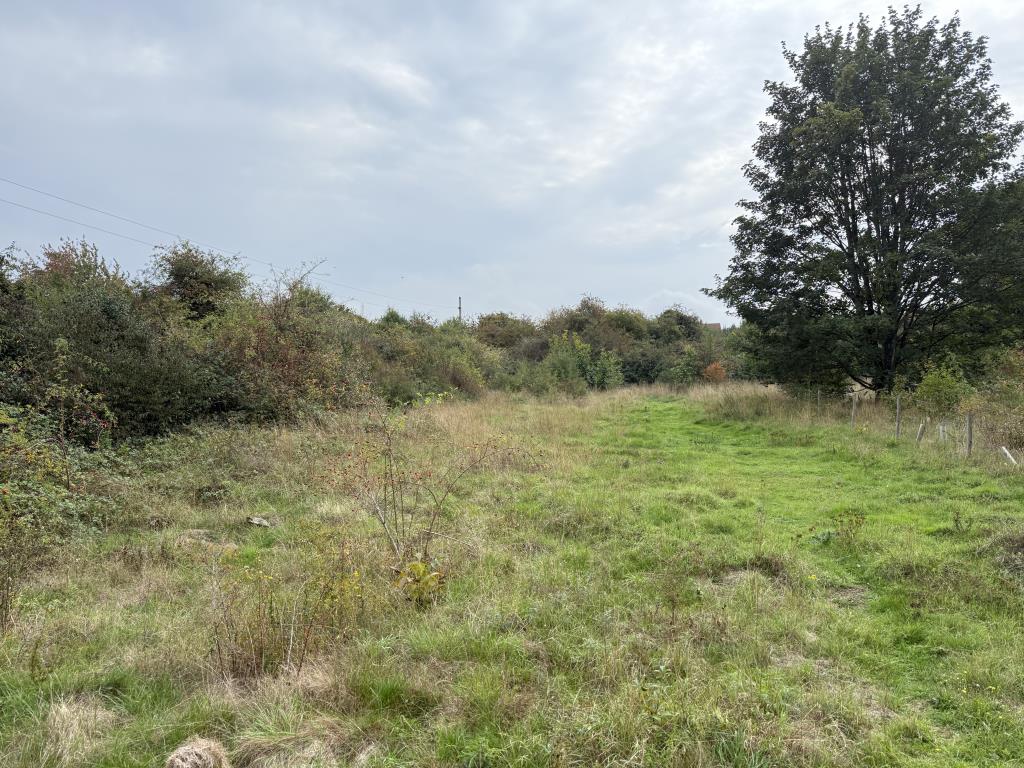 Lot: 45 - FREEHOLD SITE WITH DEVELOPMENT POTENTIAL - Looking south towards locksbridge road